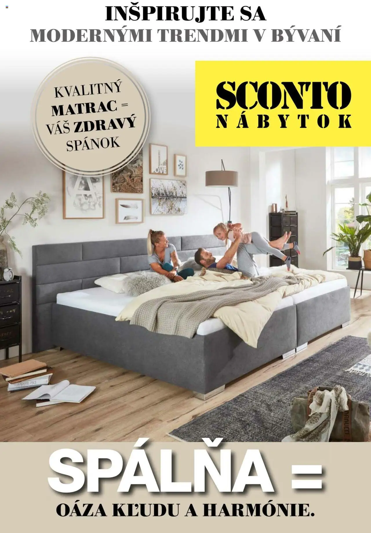 Sconto nábytok Katalóg spálne (od piatka 14.02.2025) - Akčná ponuka