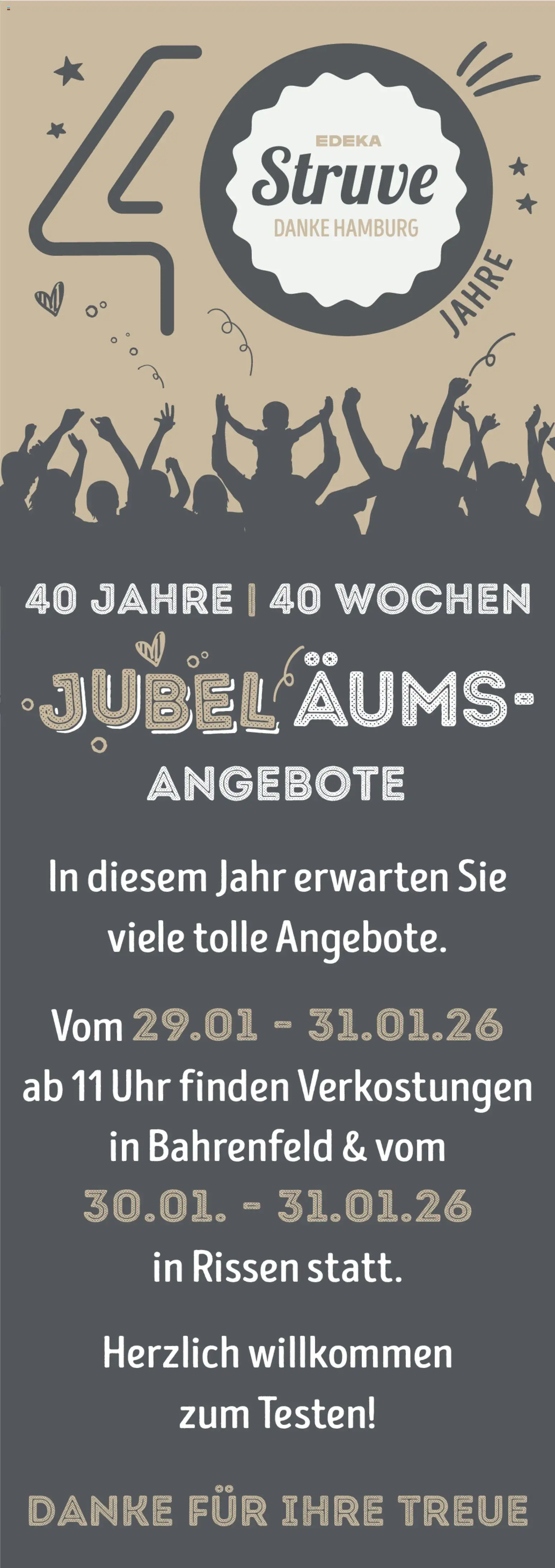 Vorschau von dem Prospekt des Geschäftes Edeka Struve, gültig ab dem 26.01.2026