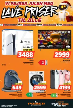 Eksempel på tilbudsavis Tilbudsavis fra butik Power gyldig fra 02/12/2025