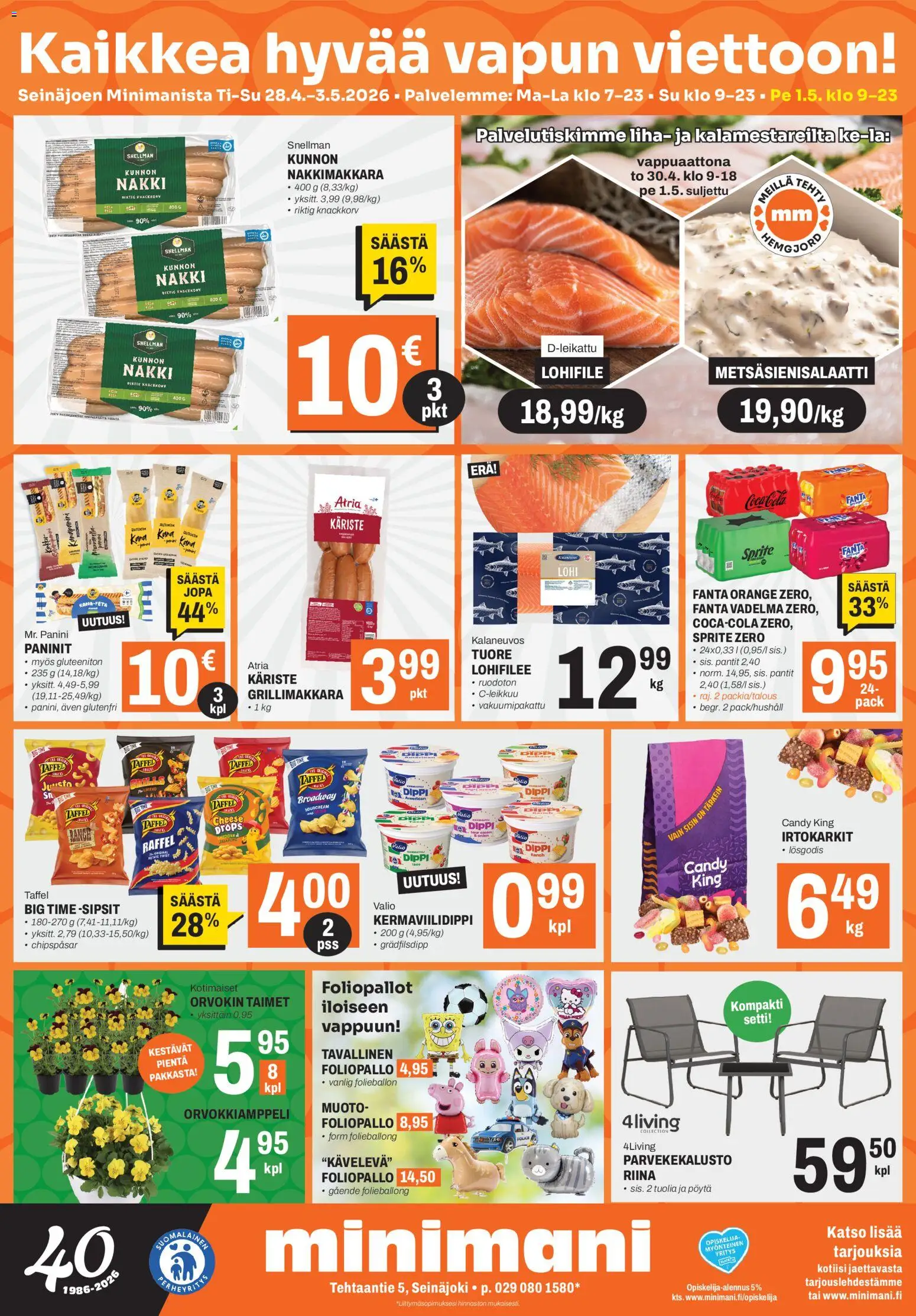 Kaupan Minimani Minimani tarjoukset - Seinäjoki esikatselu, voimassa 28/04/2026