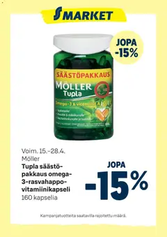 Kaupan S-market S-market tarjoukset Möller esikatselu, voimassa 15/04/2026