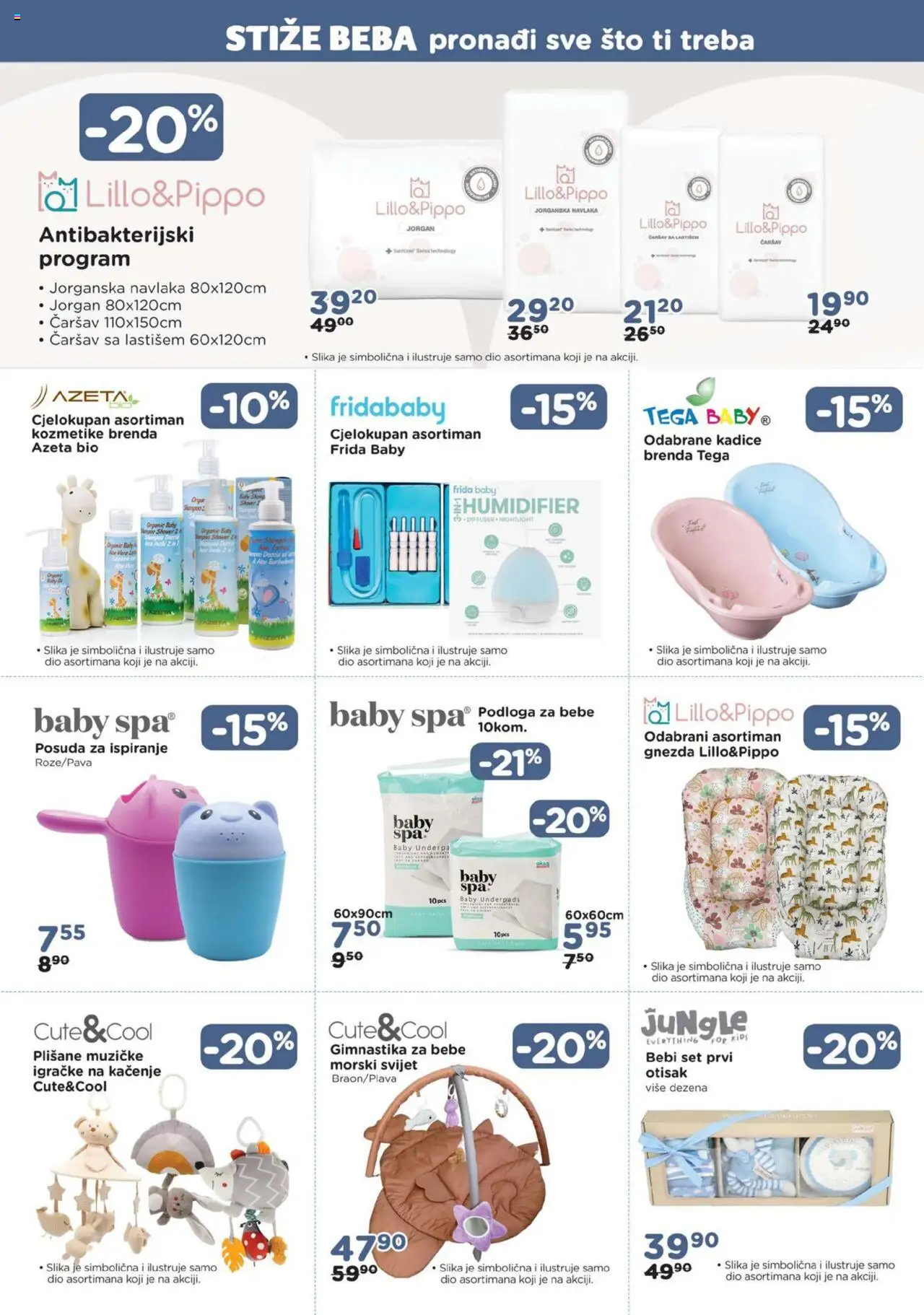Pregled letka Katalog Stiže beba pronađi sve što ti treba trgovine AKSA vrijedi od 2025.09.22
