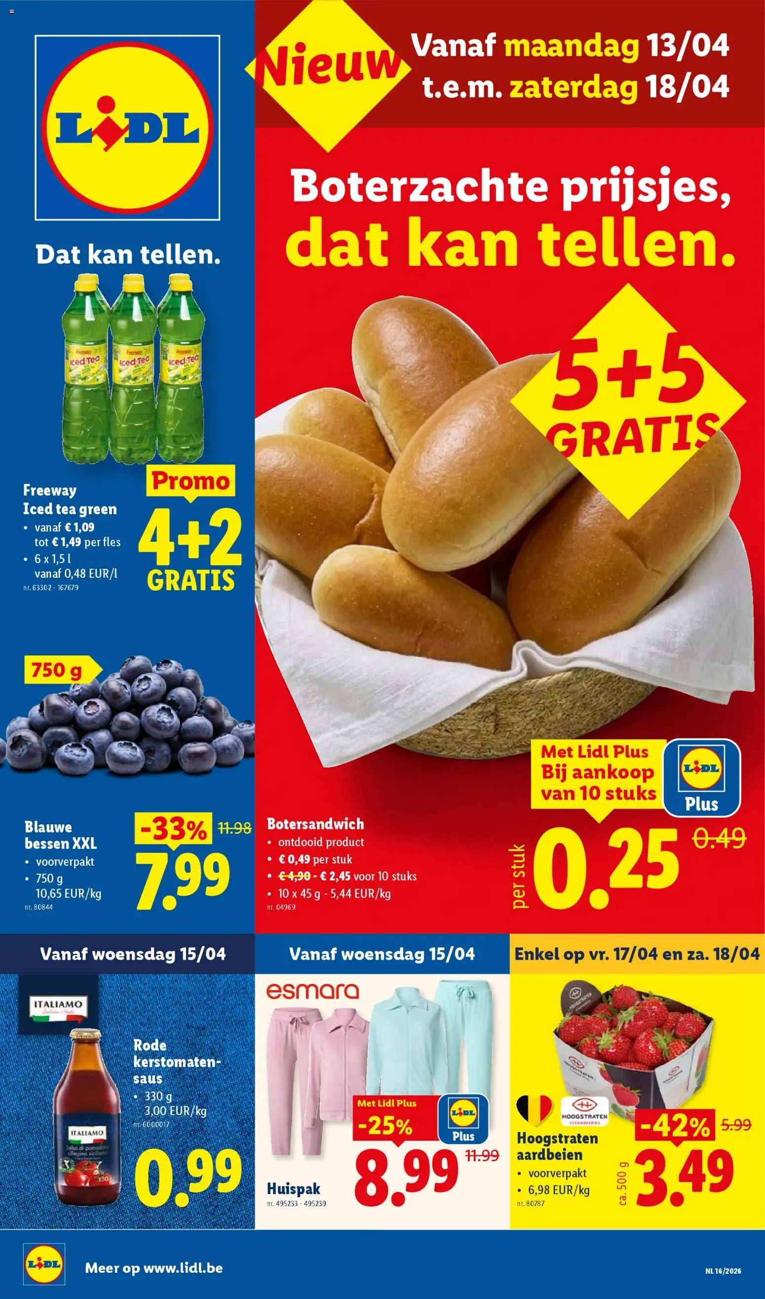 Voorbeeld van Lidl Folder week 16 van winkel Lidl geldig vanaf 13/04/2026