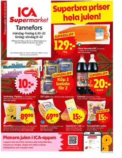 Förhandsgranska reklamblad Linköping från butik ICA Supermarket gäller från 15/12/2025
