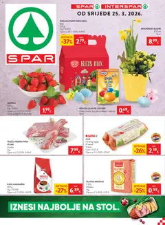 Pregled letka Spar Katalog trgovine Spar vrijedi od 25.03.2026