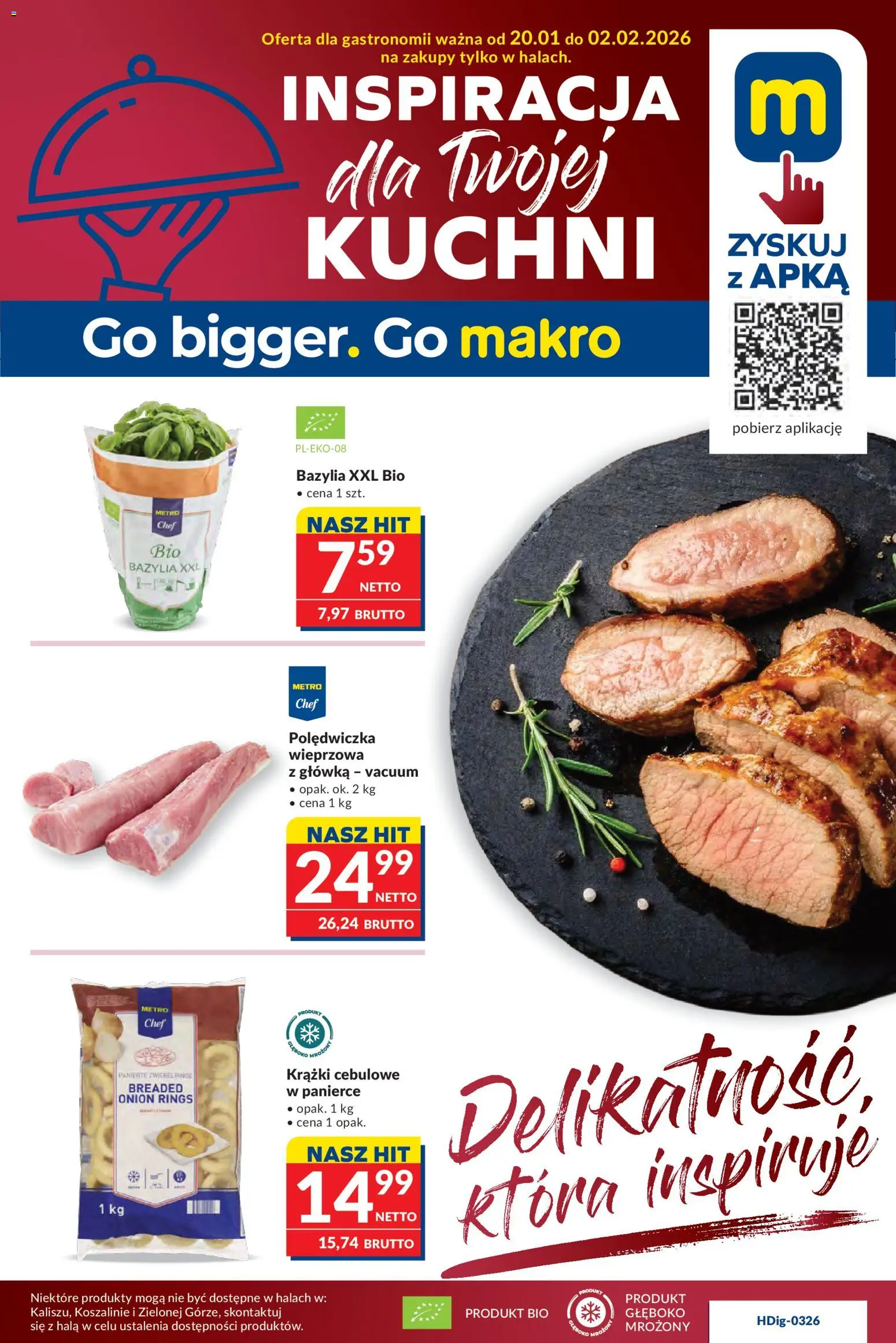 Pogląd gazetki "Oferta dla gastronomii" ze sklepu Makro ważnej od 20.01.2026