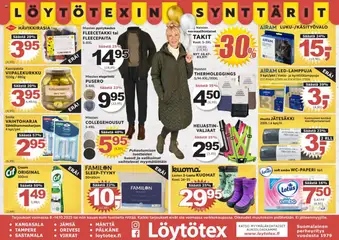 Kaupan Löytötex Tarjoukset esikatselu, voimassa 08/10/2025