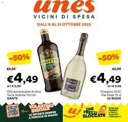 Anteprima dell'opuscolo Attuale volantino dal negozio Unes valido da 08/10/2025