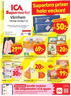 Förhandsgranska reklamblad Malmö från butik ICA Supermarket gäller från 09/03/2026
