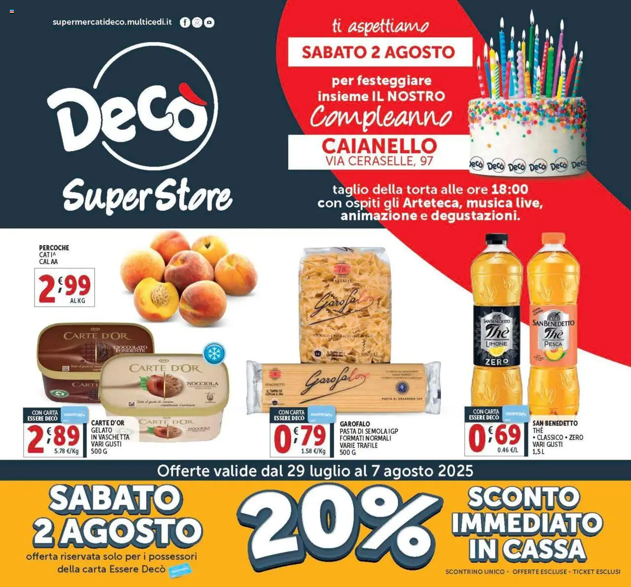 Volantino Decò valido da 29/07/2025 numero di pagina 1