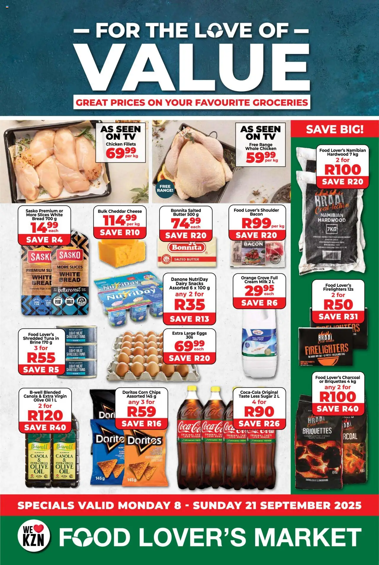 Food Lover's Market KwaZulu-Natal - Weekly Specials from 08/09 - 21/09/2025 > Promotions