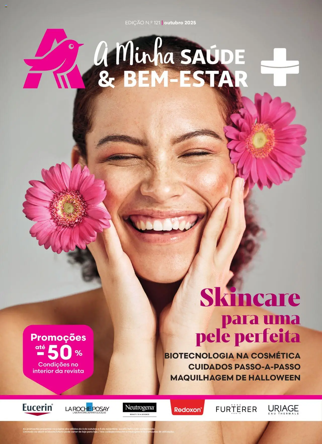 Auchan Folheto de 06/10/2025 - catálogo esta semana - página 1 - Revista, Maquilhagem