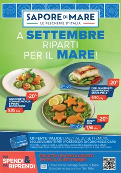 Anteprima dell'opuscolo Attuale volantino dal negozio Sapore di mare valido da 01/09/2025