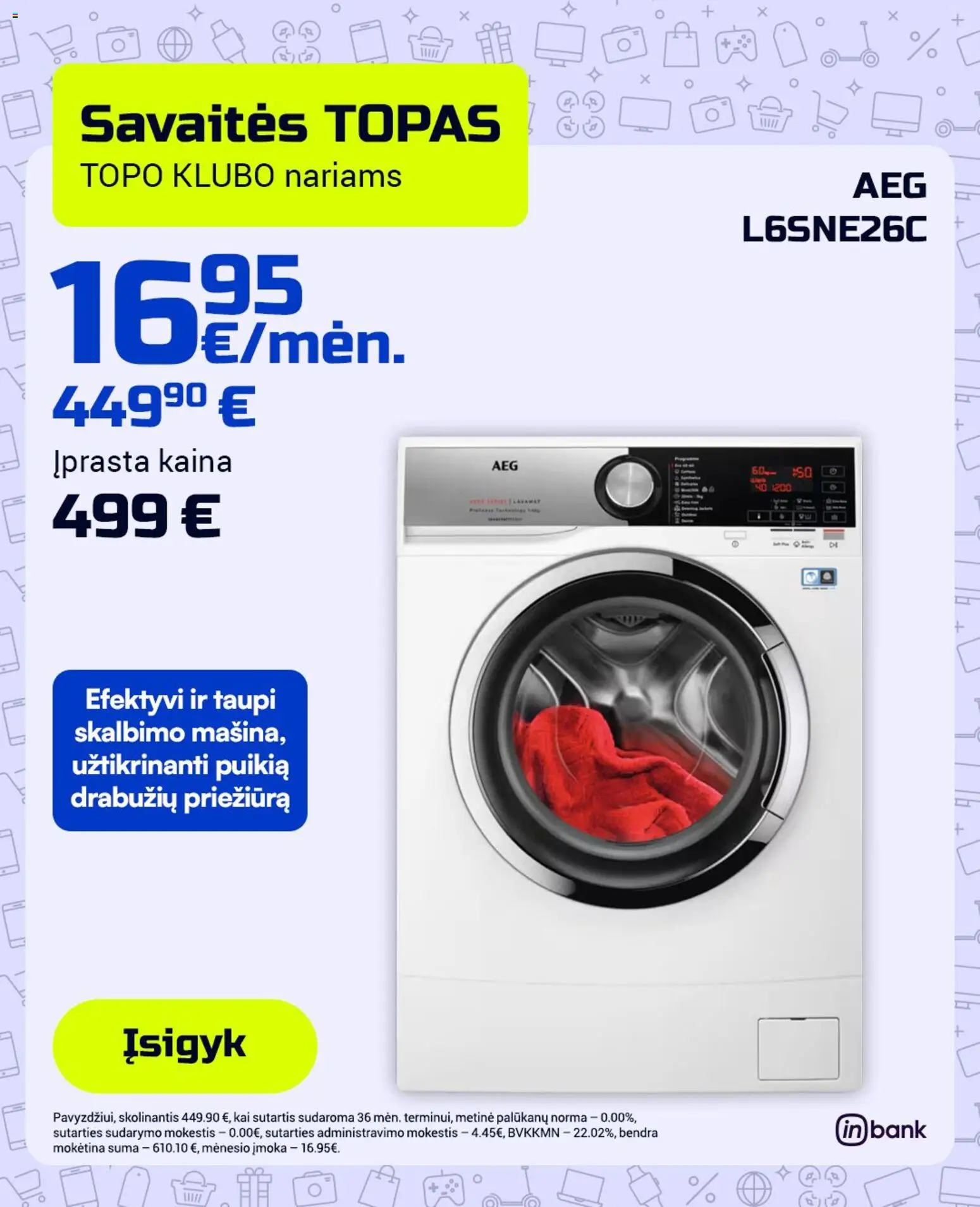 TOPOcentras parduotuvės leidinio TOPOcentras leidinys galiojančio nuo 2026.04.14 peržiūra