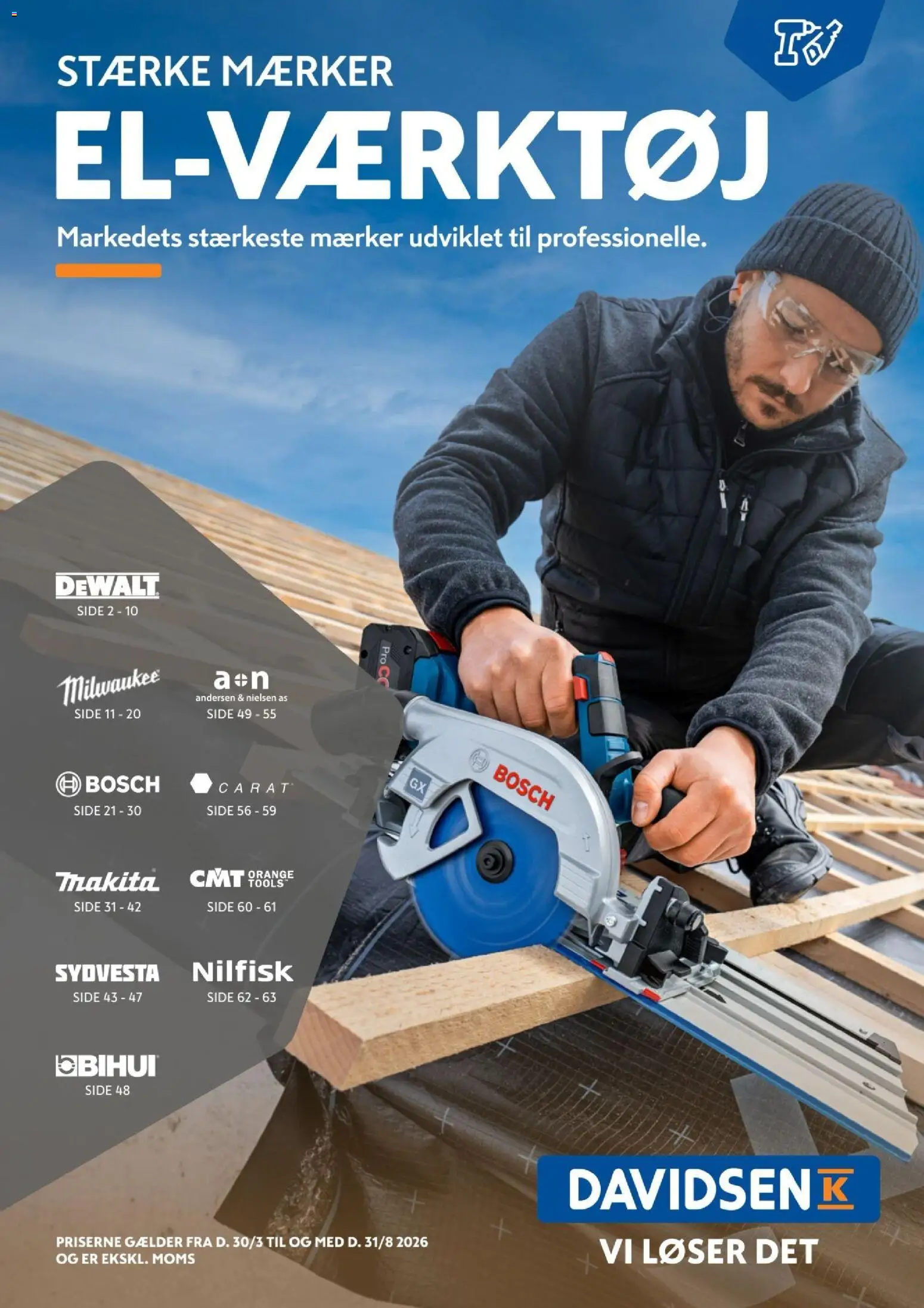 Eksempel på tilbudsavis Davidsen - El Værktøj fra butik Davidsen gyldig fra 30/03/2026
