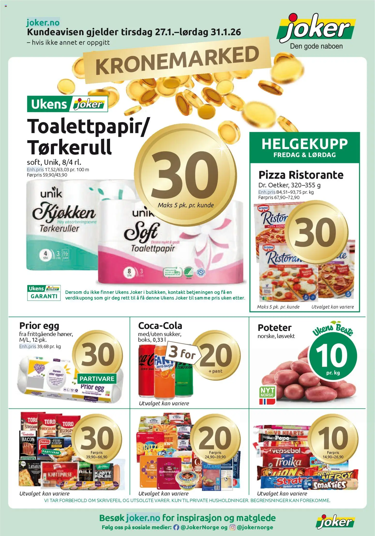 Forhåndsvis Kundeavis fra butikk Joker gyldig fra 27/01/2026