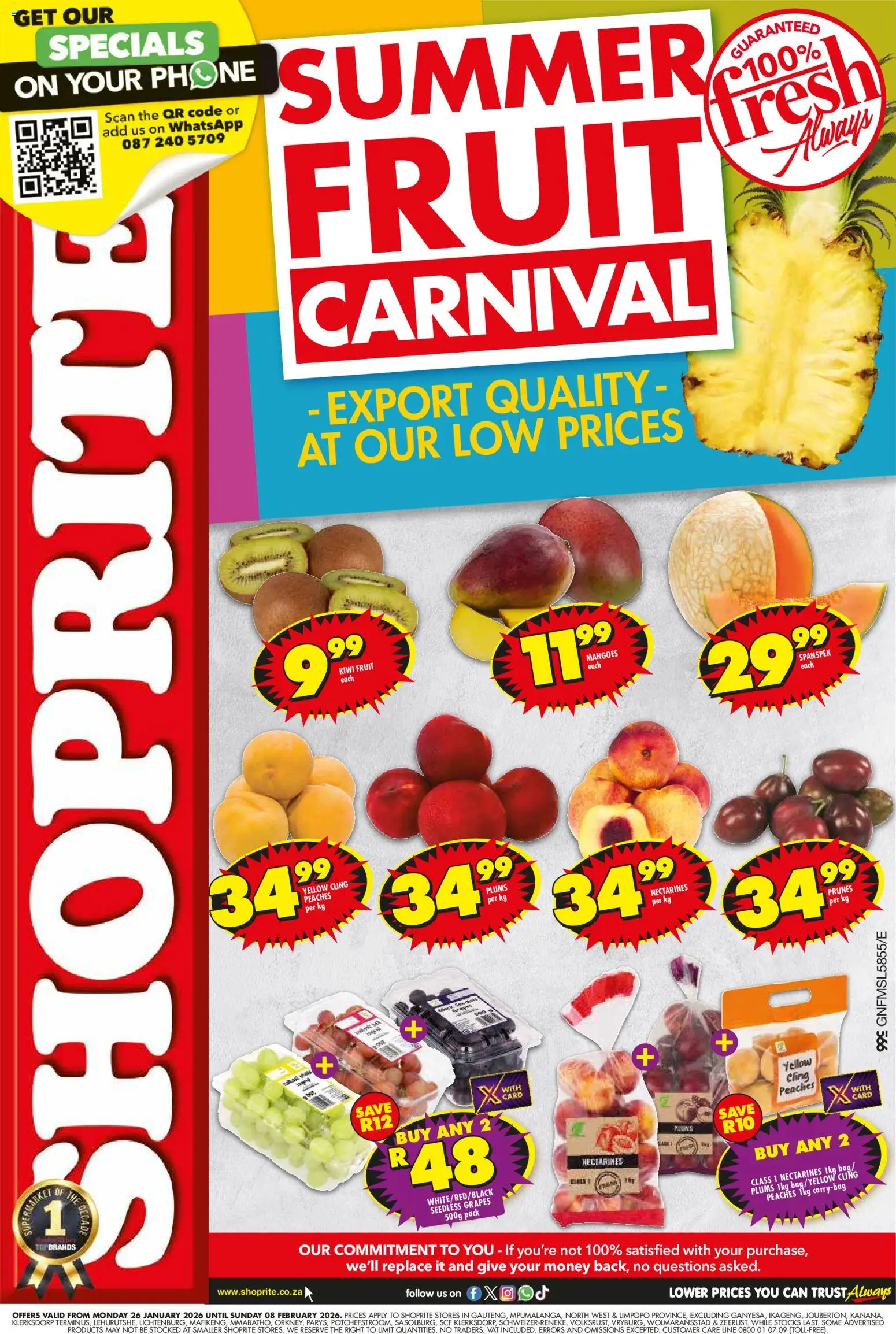 Preview of Shoprite flyer valid from 26/01/2026