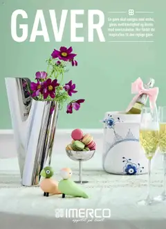 Eksempel på tilbudsavis Gavekatalog fra butik Imerco gyldig fra 26/05/2025