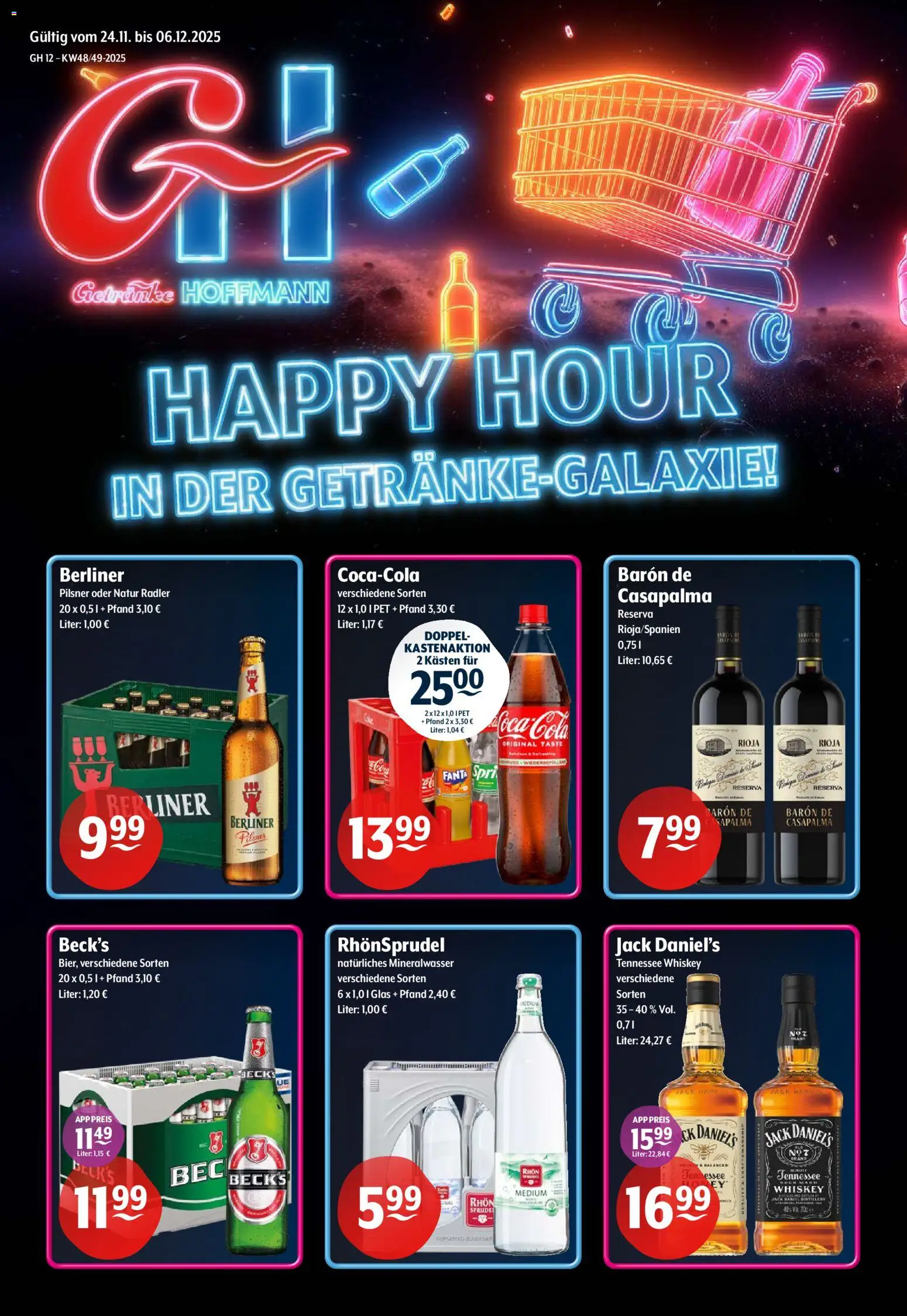 Vorschau von dem Prospekt des Geschäftes Getränke Hoffmann, gültig ab dem 24.11.2025