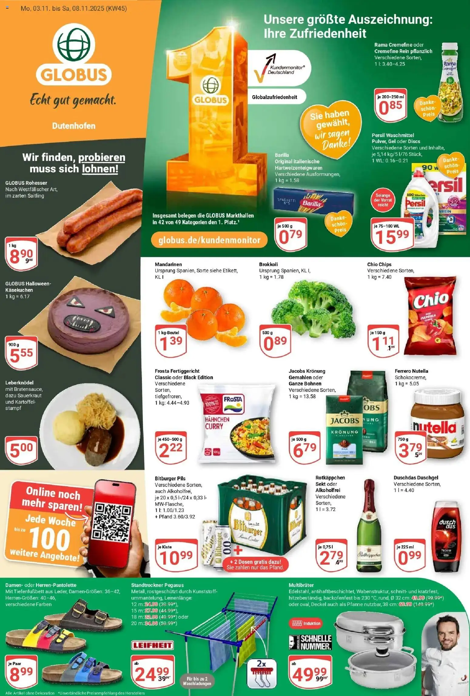 Vorschau von dem Prospekt des Geschäftes Globus, gültig ab dem 02.11.2025