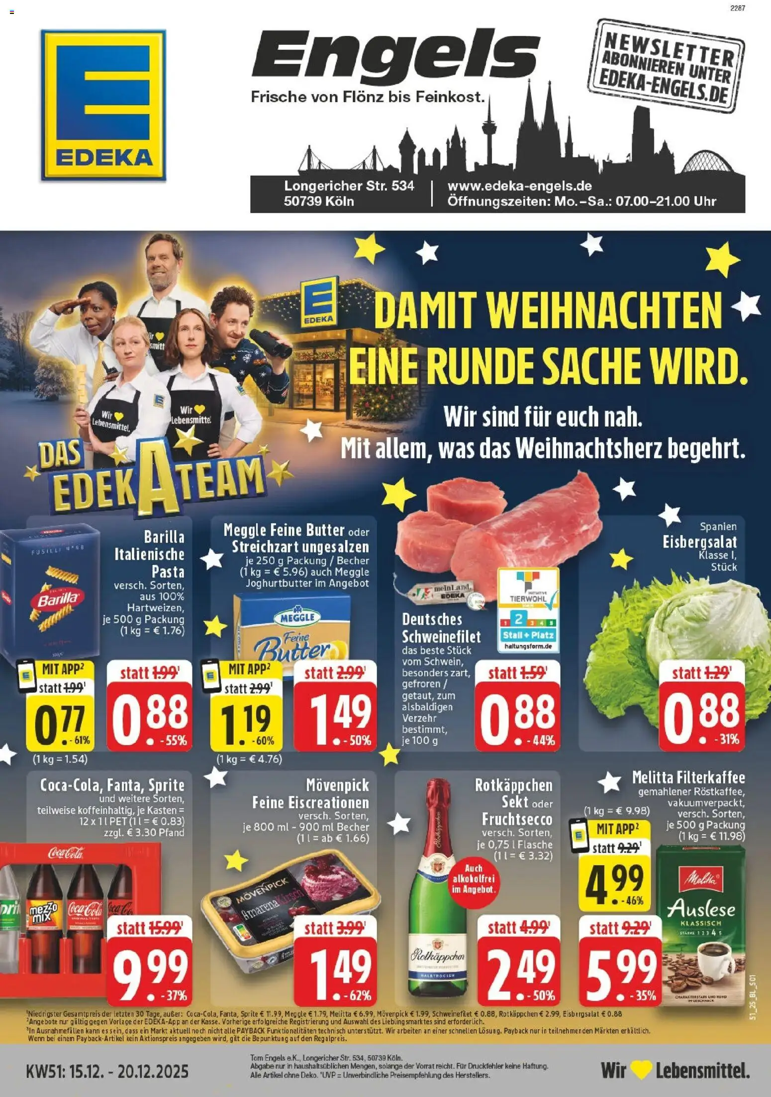 Vorschau von dem Prospekt des Geschäftes Edeka, gültig ab dem 15.12.2025