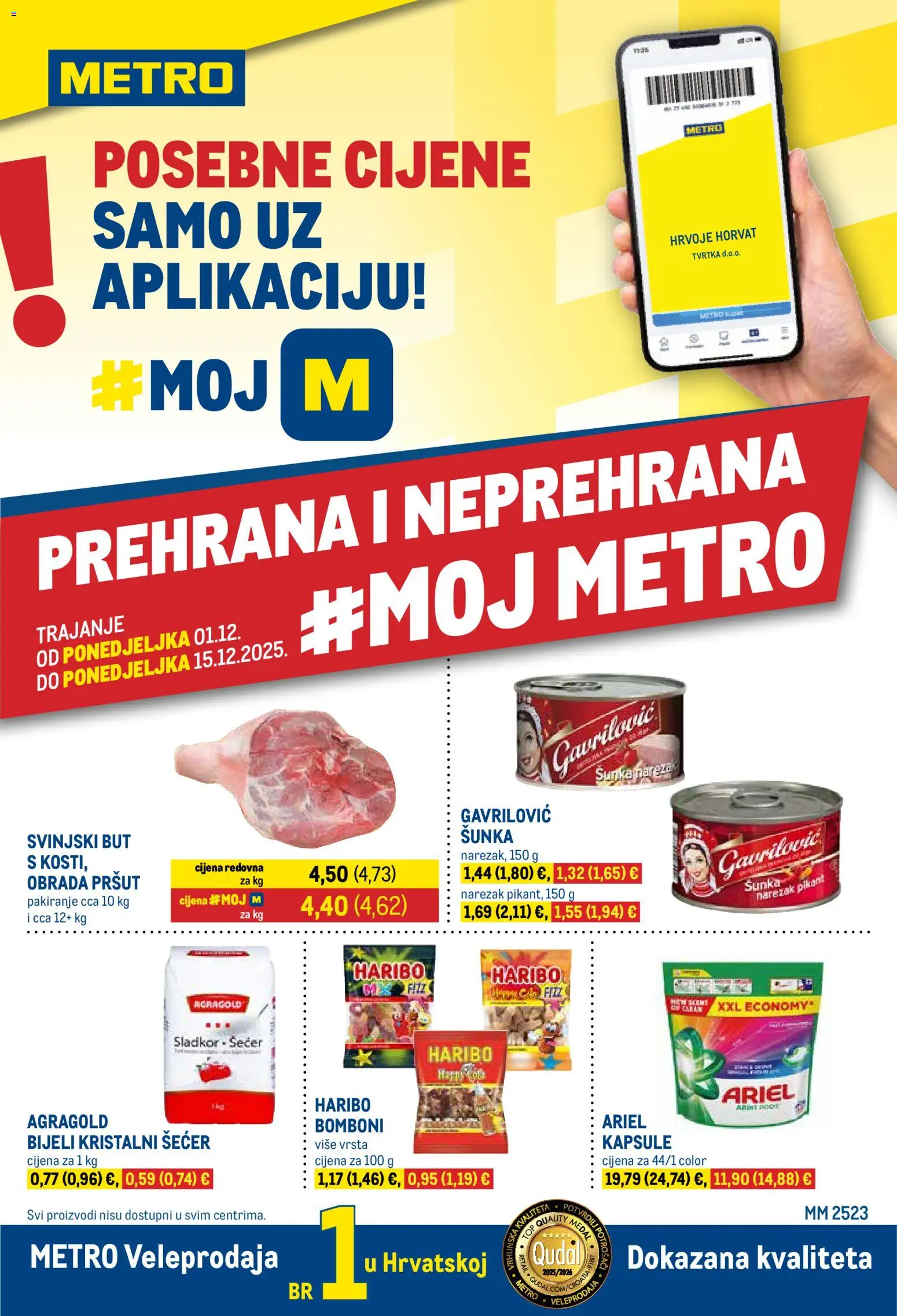 Pregled letka Katalog trgovine Metro vrijedi od 01.12.2025
