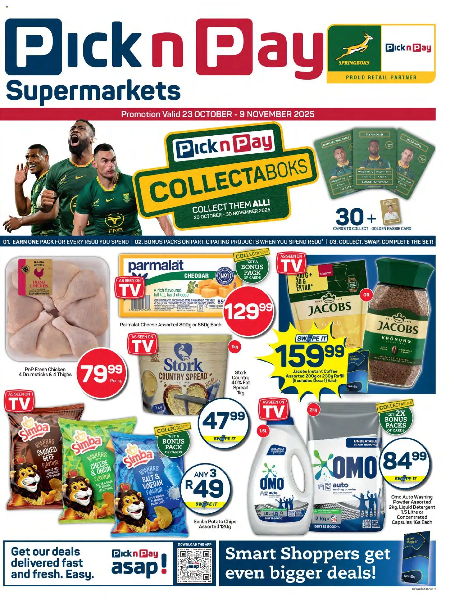 Pick n Pay Western Cape - Specials from 23/10 - 09/11/2025 > Promotions