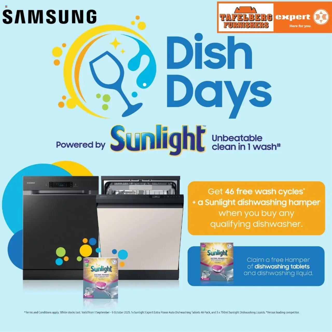 Tafelberg Furnishers Dish Days from 18/09 - 05/10/2025 > Promotions