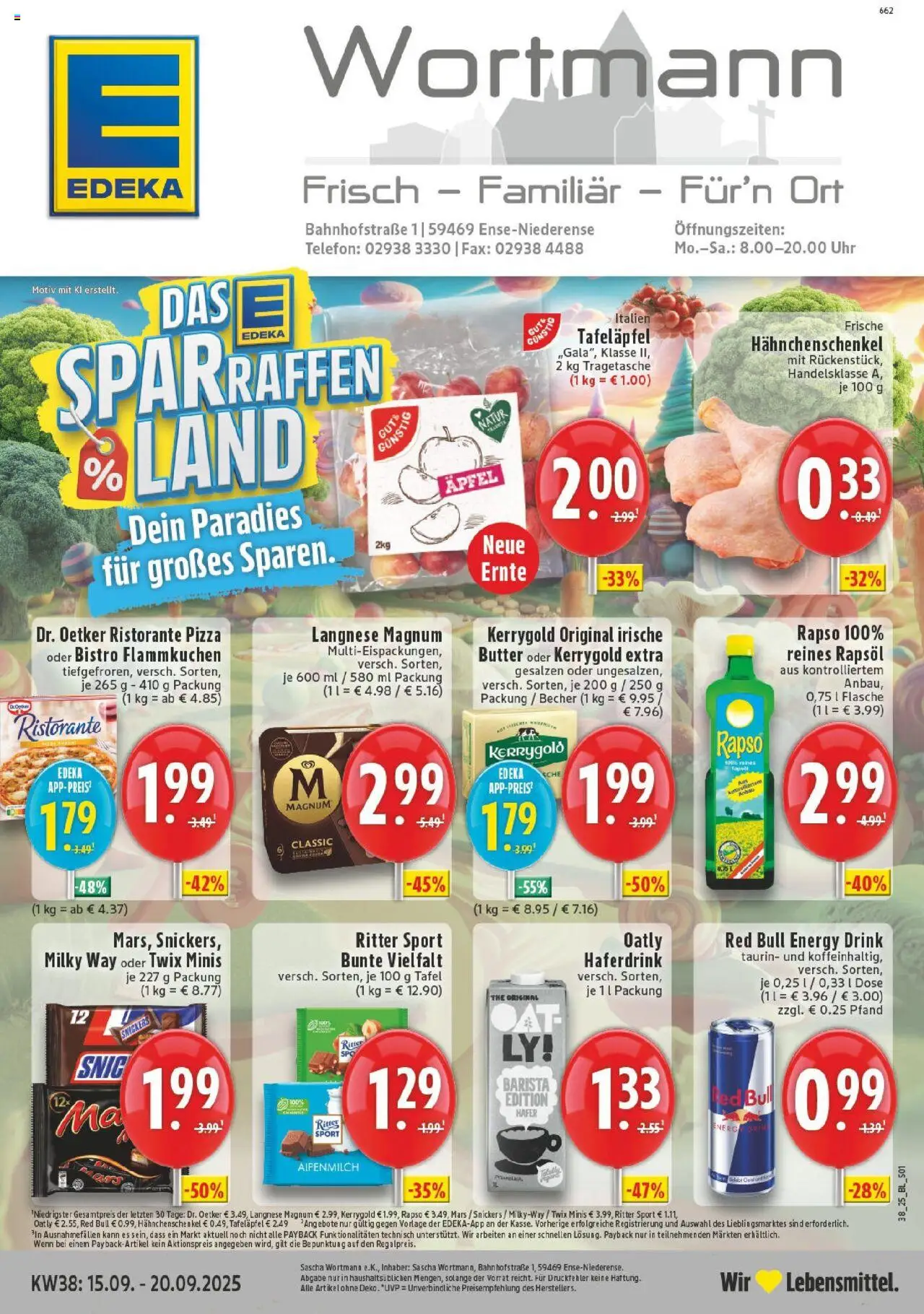 EDEKA Prospekt ab 14.09.2025 - Prospekt Ense-Niederense Online