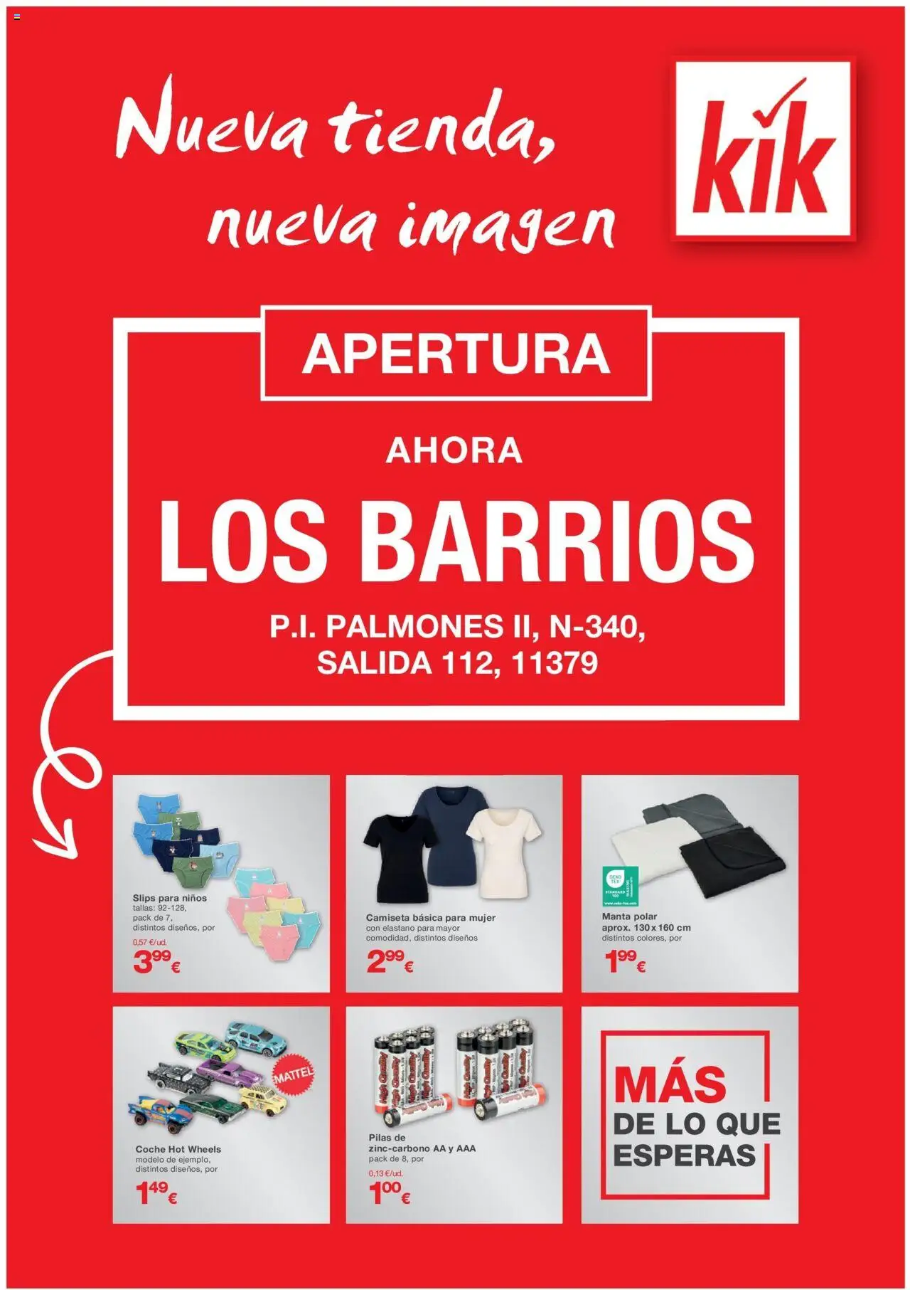 KIK Folleto > 28/08 - 01/09/2025 > Ofertas - Manta, Camiseta básica