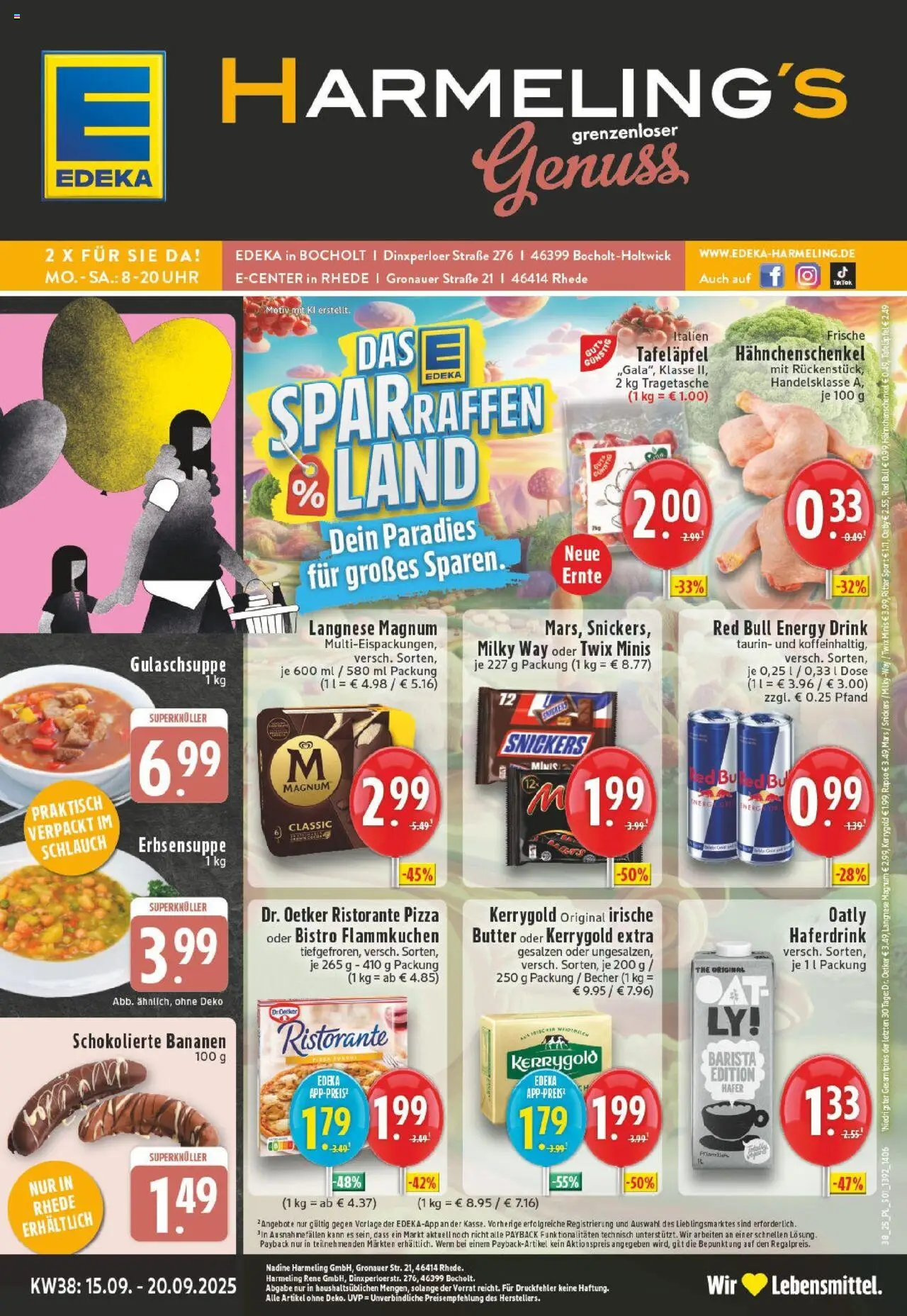 EDEKA Prospekt ab 14.09.2025 - Prospekt Bocholt - Holtwick Online
