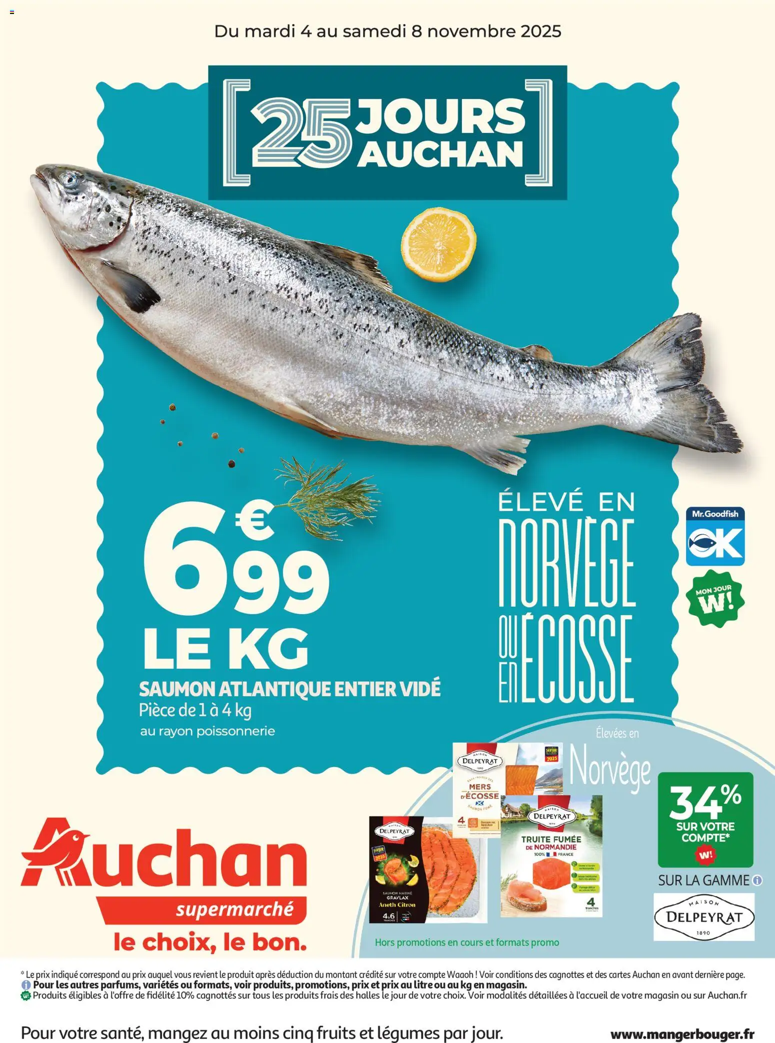Prévisualisation de 25 JOURS AUCHAN, ça continue dans votre super du magasin Auchan formulaire valide 04/11/2025