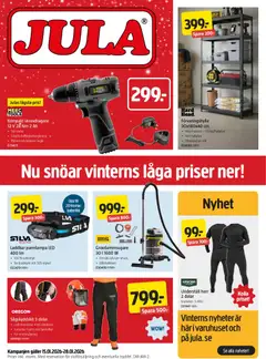 Förhandsgranska reklamblad Aktuella reklamblad Jula från butik Jula gäller från 15/01/2026