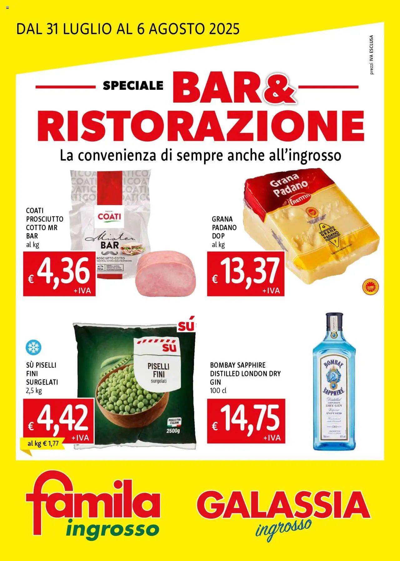 Volantino Famila valido da 31/07/2025 numero di pagina 1