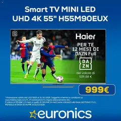 Anteprima dell'opuscolo Volantino Smart TV Mini LED dal negozio Euronics valido da 20/08/2025