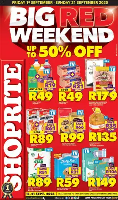 Preview of Shoprite flyer valid from 19/09/2025