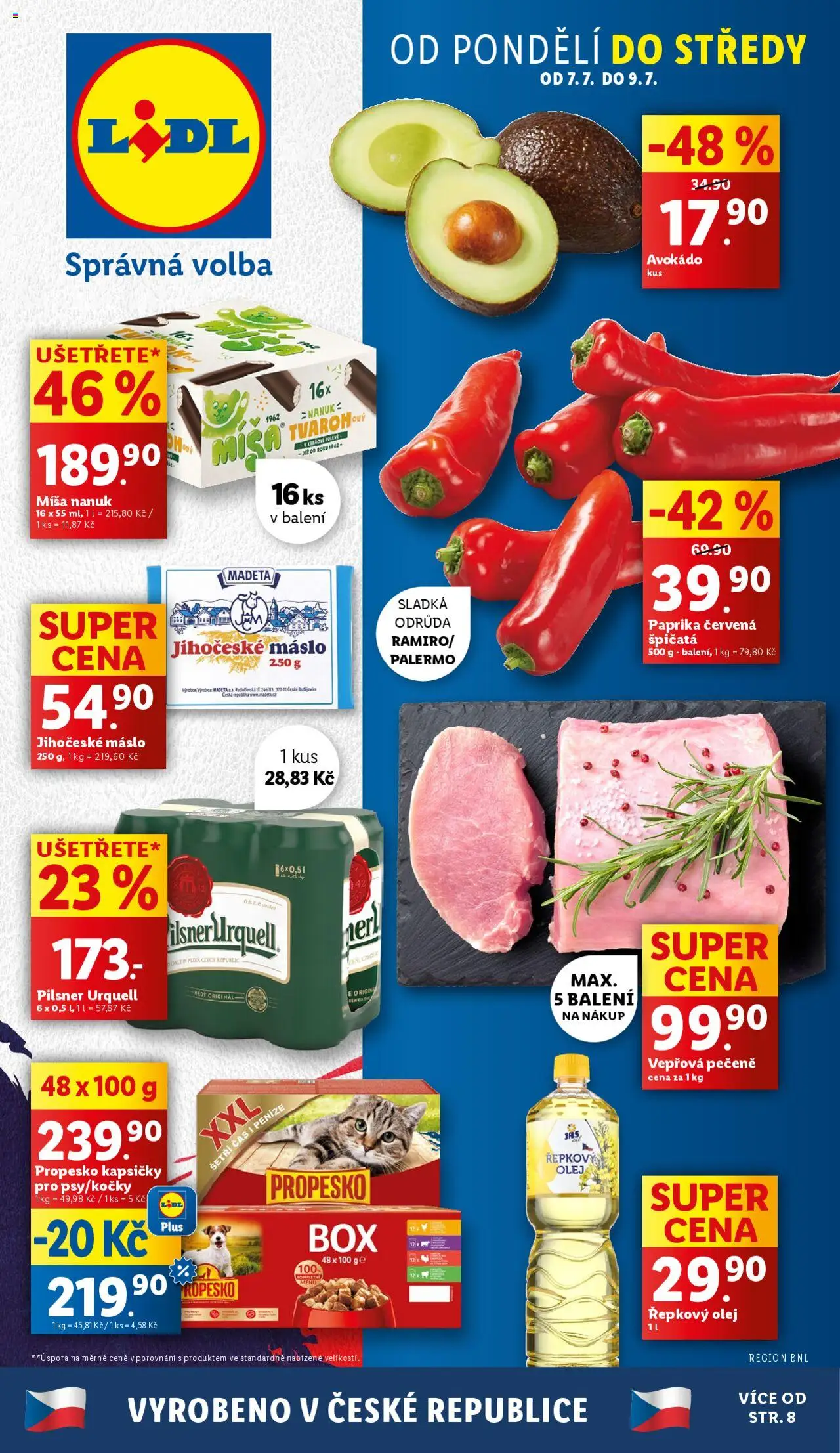  LIDL leták příští týden od 07.07.2025 >> Lidl Akce
