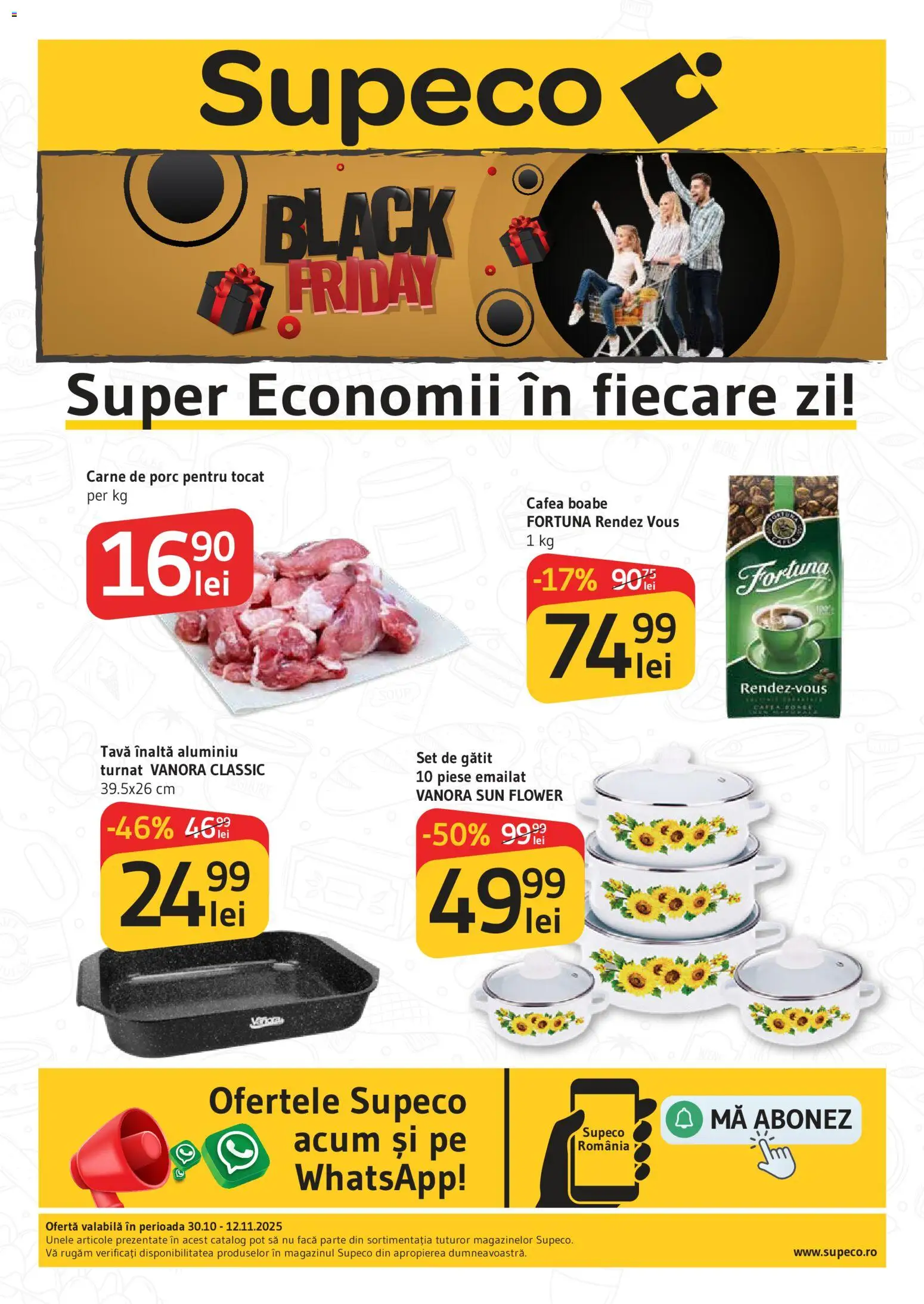 Previzualizarea de cataloage: Supeco Black Friday valabil de la 30.10.2025
