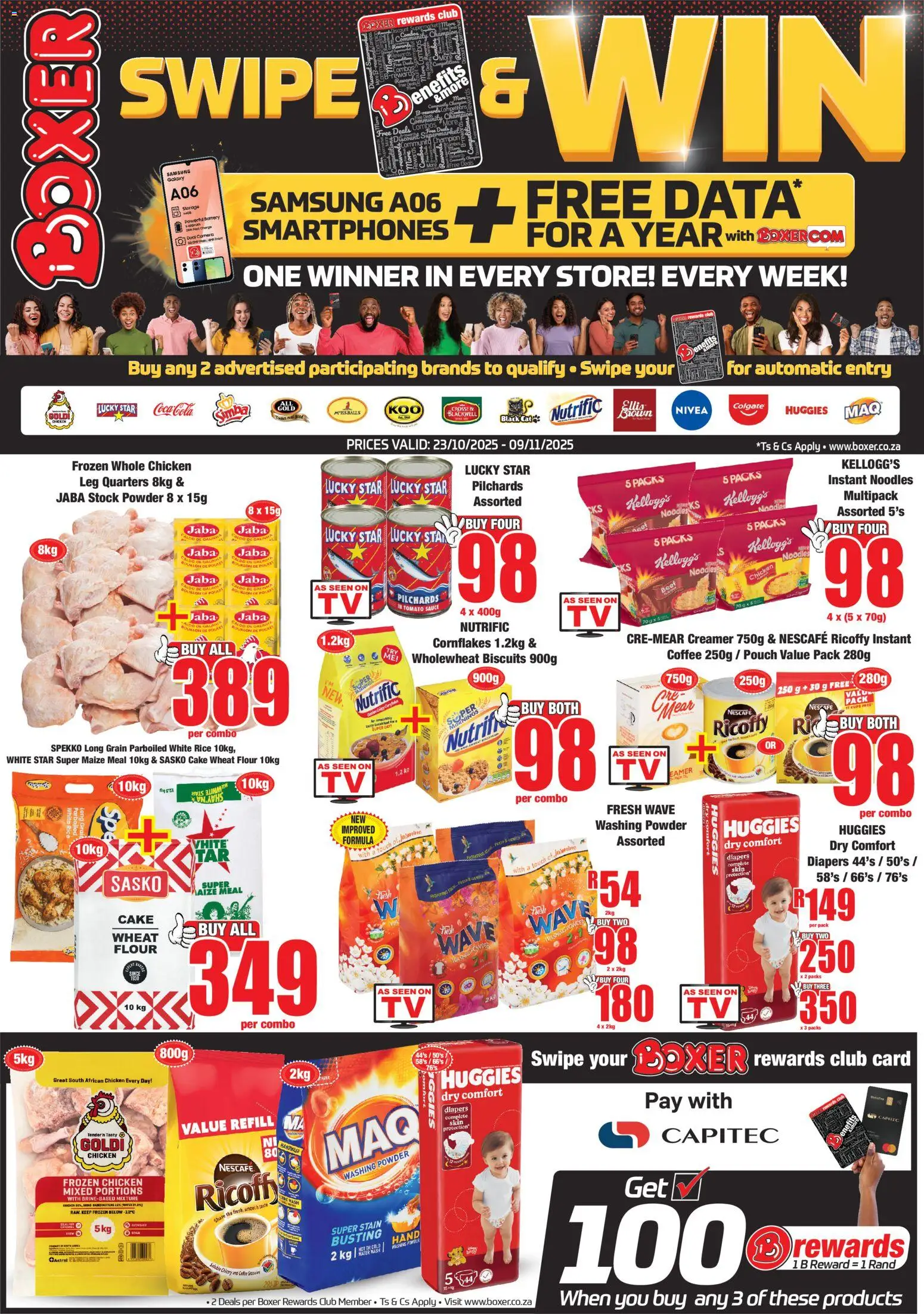 Boxer Eastern Cape Selected Stores - Specials from 23/10 - 09/11/2025 > Promotions