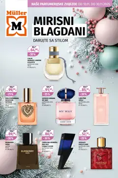 Pregled letka Katalog Black Friday trgovine Müller vrijedi od 10.11.2025