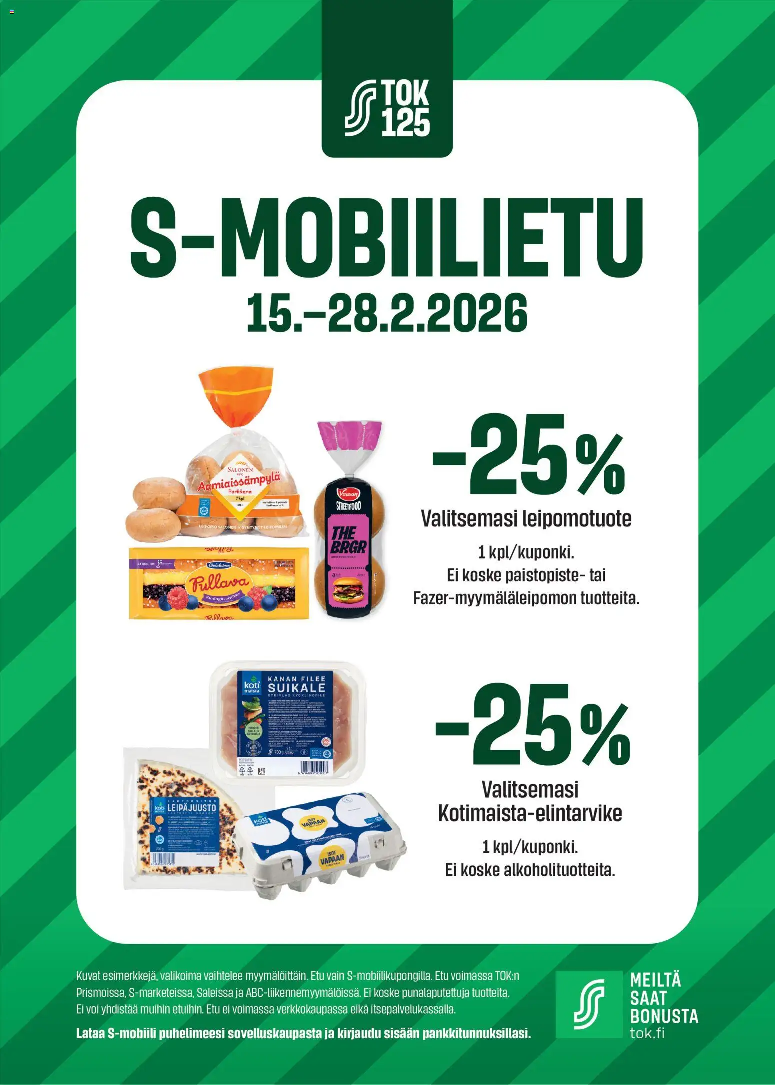 Kaupan S-market S-mobiilietu esikatselu, voimassa 15/02/2026