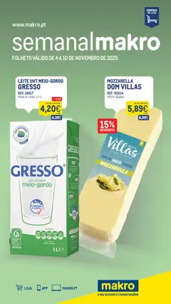 Pré-visualização do folheto da loja Makro válida a partir de 04/11/2025