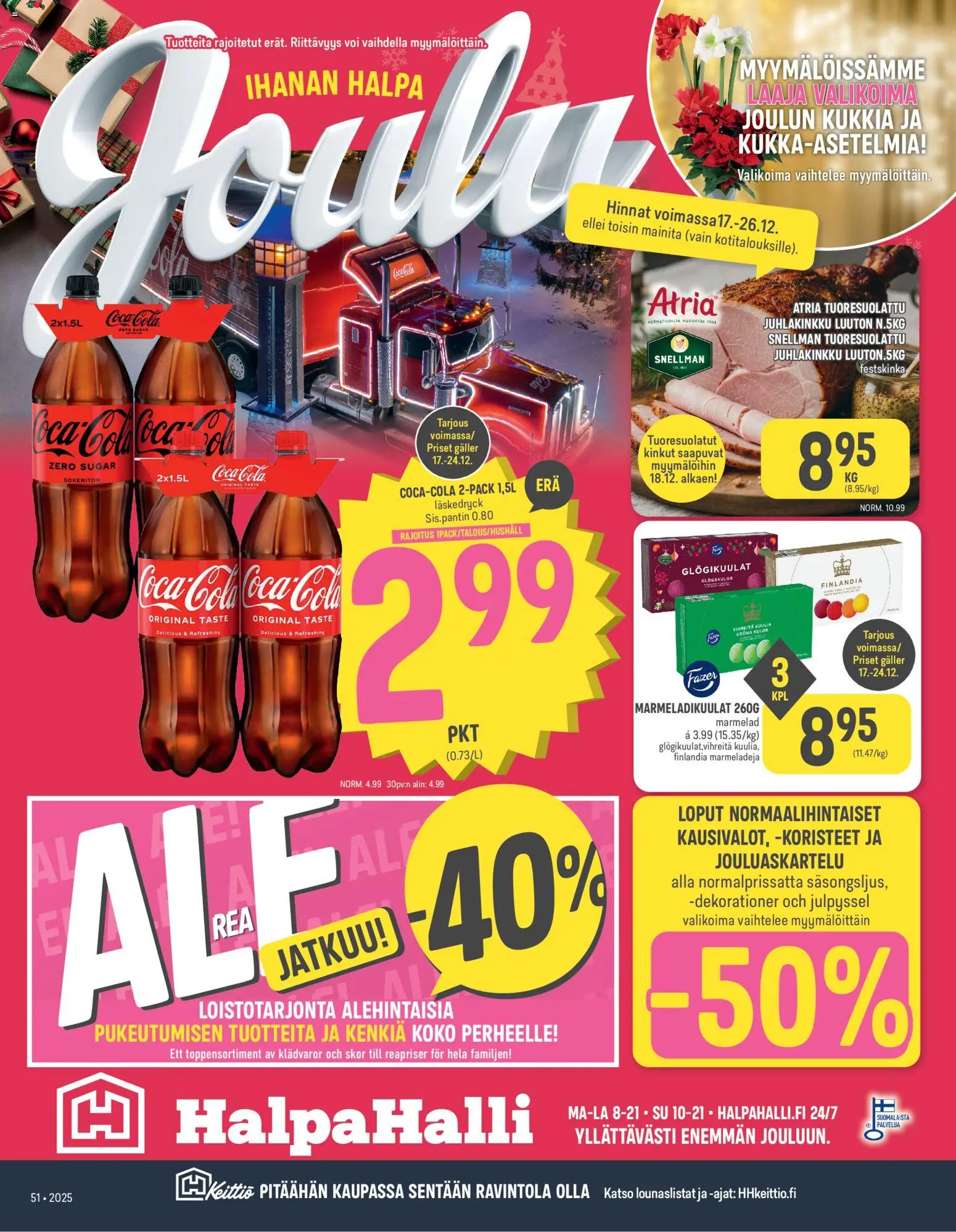 Kaupan Halpa Halli Tarjoukset esikatselu, voimassa 17/12/2025