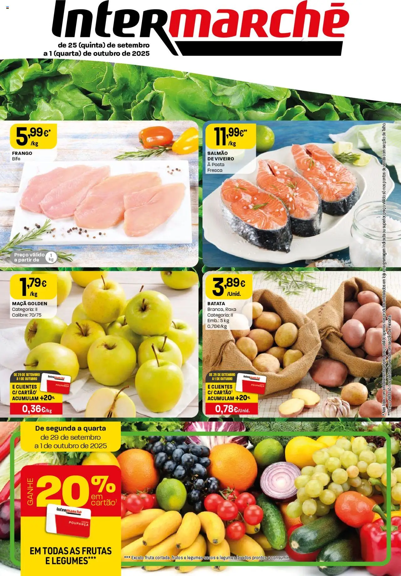 Intermarché Folheto de 25/09/2025 - catálogo esta semana - página 1