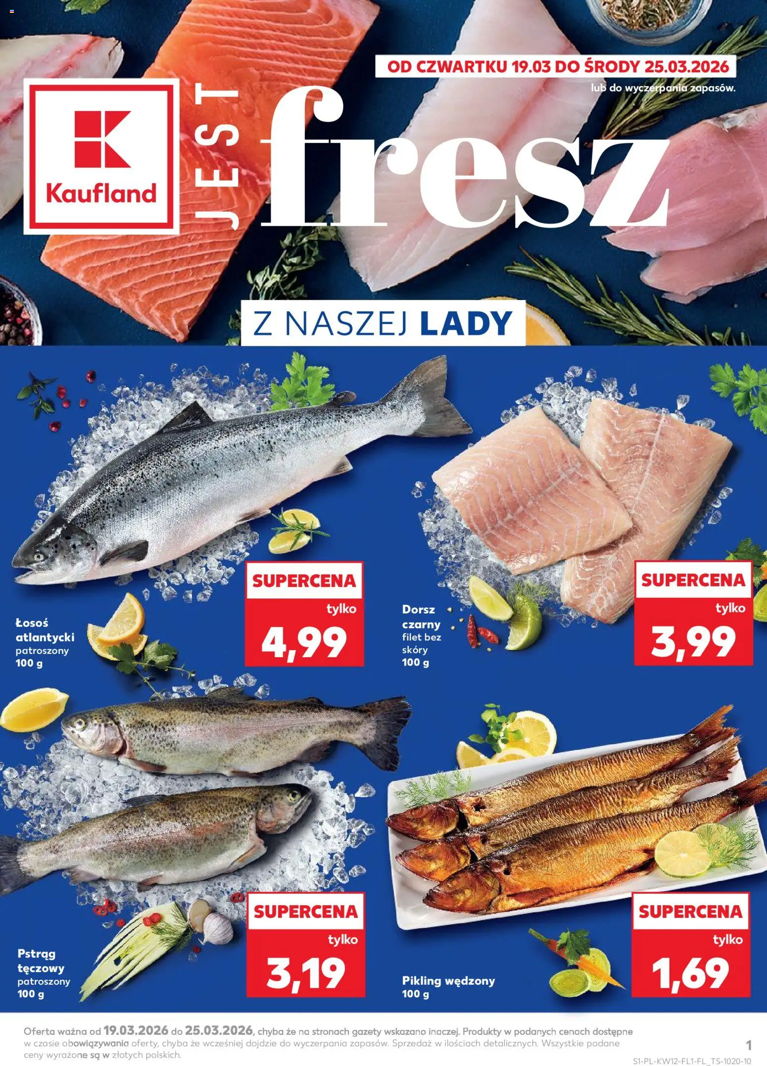 Náhled nabídky: Kaufland Polsko Kaufland Polsko leták - Jest fresz platný od 19.03.2026