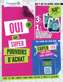 Prévisualisation de E.Leclerc oui aux super du magasin E.Leclerc formulaire valide 07/04/2026