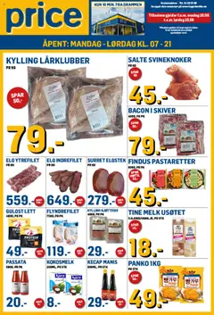 Forhåndsvis Kundeavis fra butikk Price Lagerbutikk gyldig fra 20/08/2025