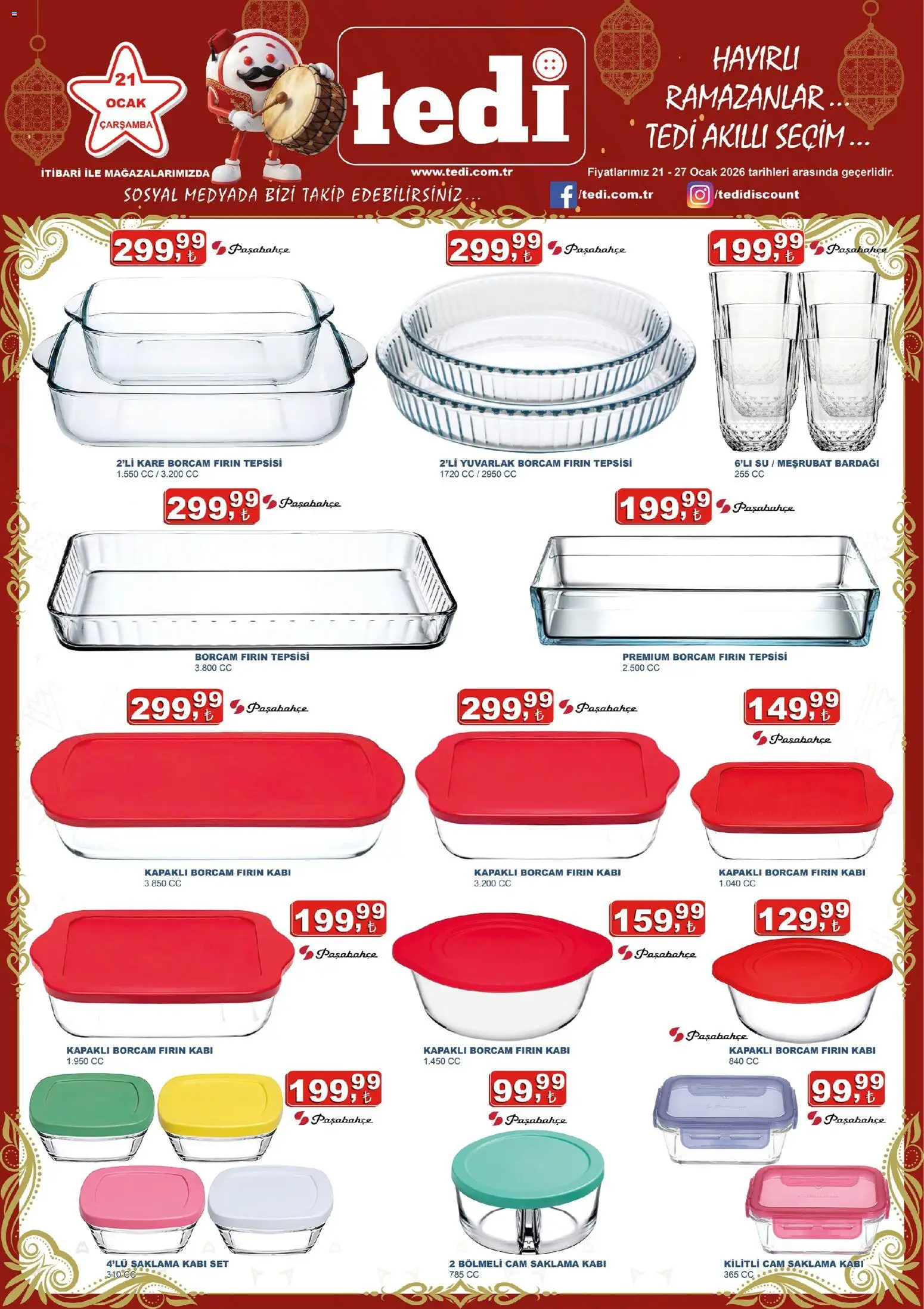 Tedi Katalog 21.01.2026 - Broşürünün önizlemesi