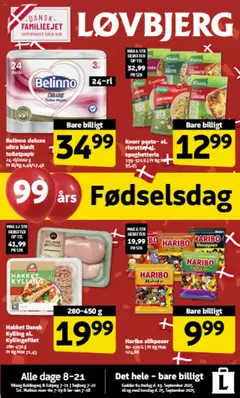 Eksempel på tilbudsavis Tilbudsavis fra butik Løvbjerg gyldig fra 19/09/2025