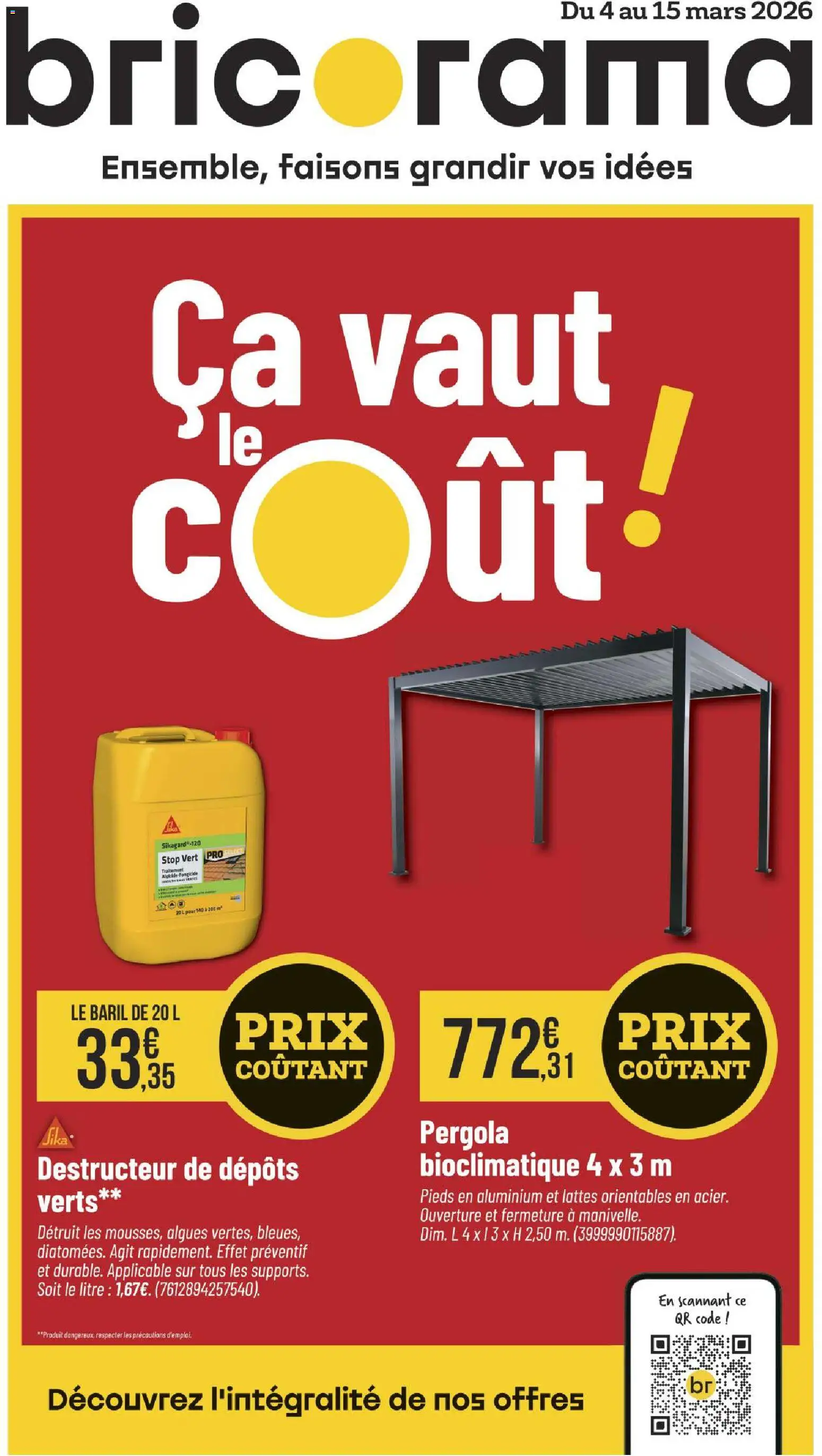 Prévisualisation de Bricorama catalogue du magasin Bricorama formulaire valide 04/03/2026